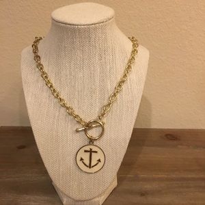 Navy necklace